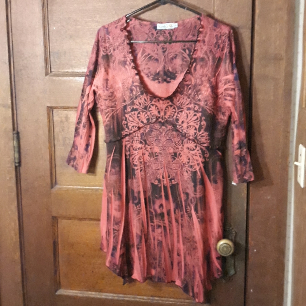 Unity World Wear Red Tunic L